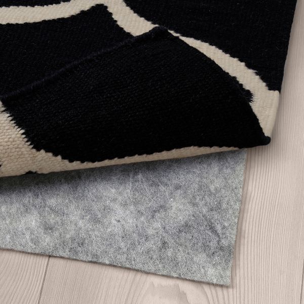 Ковер безворсовый, сетчатый орнамент ручная работа, сетчатый орнамент белый синий 170x240 см IKEA СТОКГОЛЬМ 2017 503.526.60 - схема-чертеж с размерами