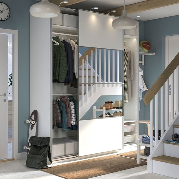 Гардероб, комбинация IKEA PAX ПАКС, MEHAMN МЕХАМН, AULI АУЛИ 594.329.88 - фото 4