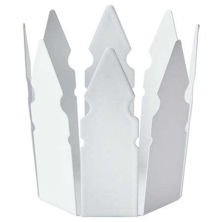 Подсвечник ВИНТЕР 2018, корона, белый (9 см)