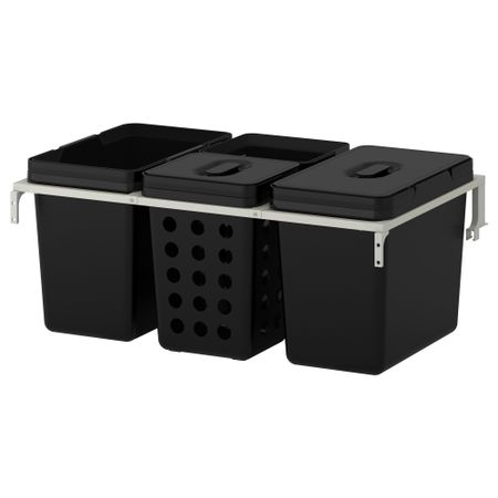 Мусорные контейнеры для шкафа ВАРЬЕРА / УТРУСТА (80 см 74 л)