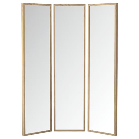 Зеркало СТАВЕ, беленый дуб