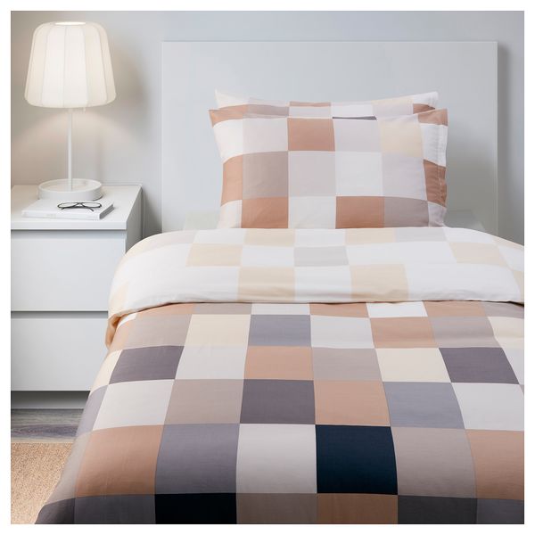 Пододеяльник и 2 наволочки КЛИПЛИН, серый - фото 3