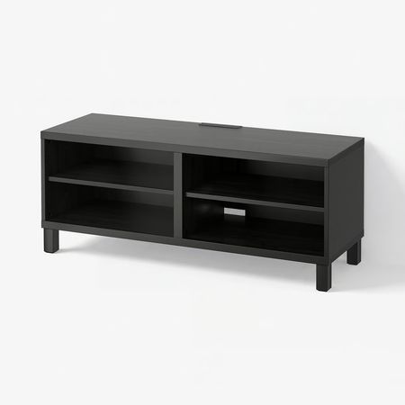 BESTÅ Тумба под ТВ - черно-коричневый 120x40x48 см