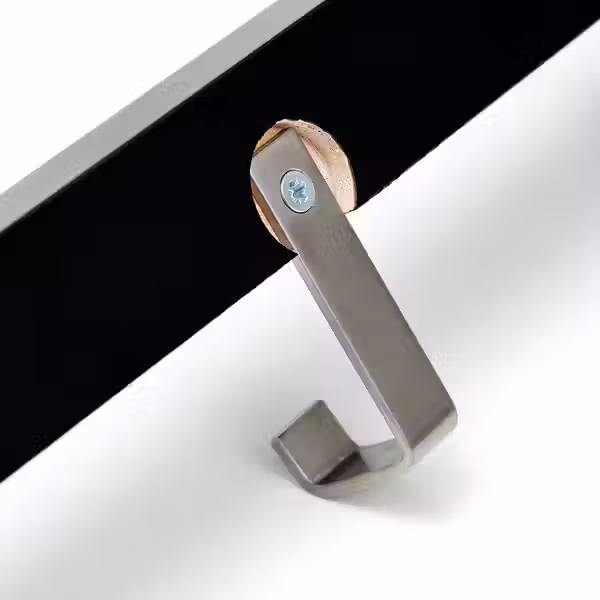 TJUSIG Полка для головных уборов - чёрный 79 см - схема-чертеж с размерами