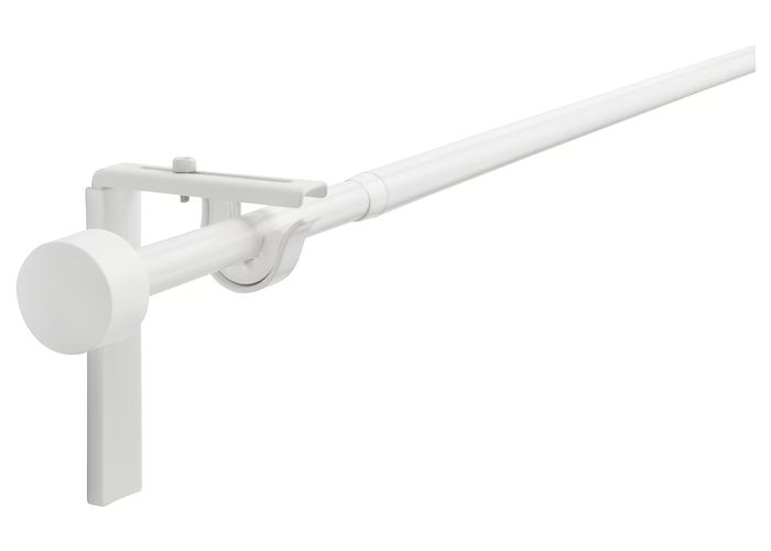 RÄCKA Гардинный карниз/комбинация - белый 120-210 см