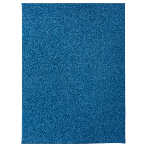 Ковер, длинный ворс АЛЛЕРСЛЕВ, голубой (133x180 см) - фото 1