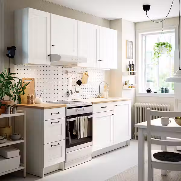 KNOXHULT Кухня - белый каркас 220x61x220 см - фото 2