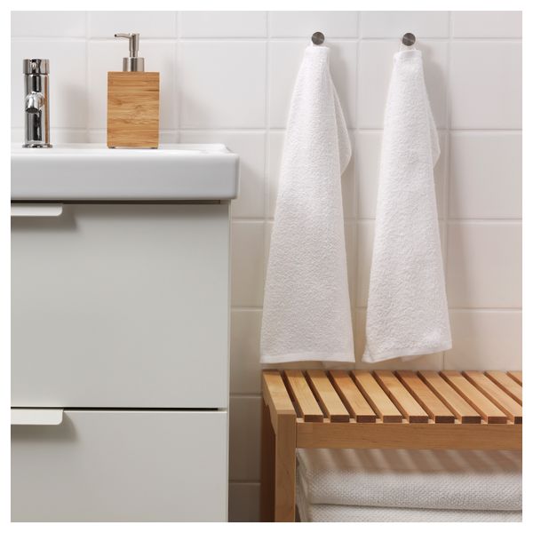 Полотенце НЭКТЕН, белый (30x50 см) - схема-чертеж с размерами