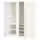 PAX / GRIMO Гардероб, комбинация - белый/белый 150x60x201 см