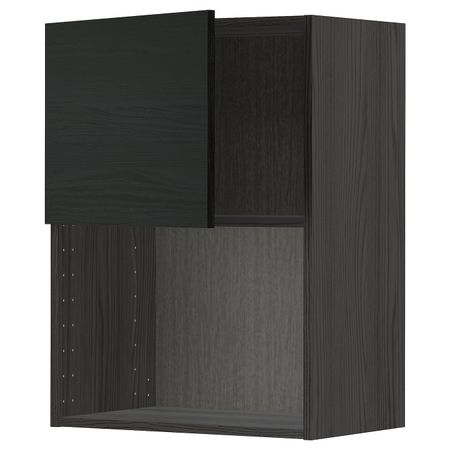 Навесной шкаф для СВЧ-печи, черный, Тингсрид черный 60x80 см IKEA МЕТОД 292.324.91