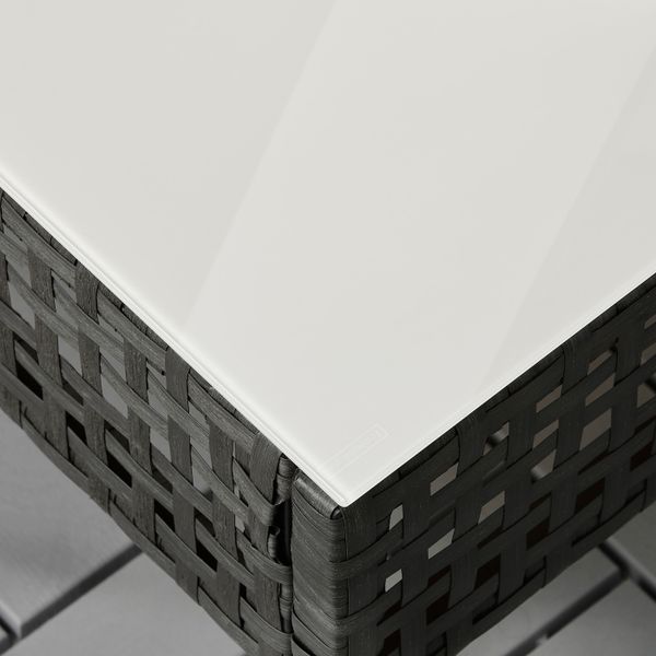 Садовое угловое кресло+столик, черно-коричневый, Холло бежевый 222x80x73 см IKEA КУНГСХОЛЬМЕН 092.288.00 - фото 3