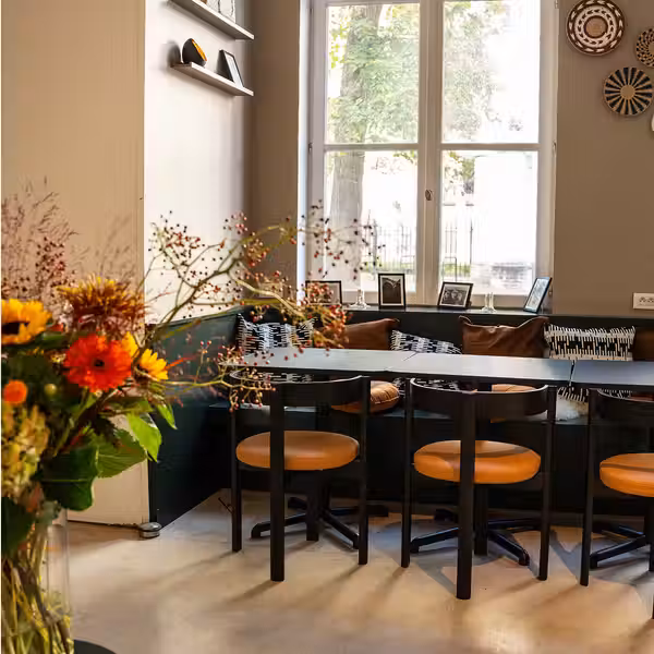 STENSELE Стол - антрацит/антрацит 70x70 см - фото 3