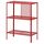 Стеллаж, 60x30x80 см, красный IKEA BAGGEBO БАГГЕБО 205.341.67