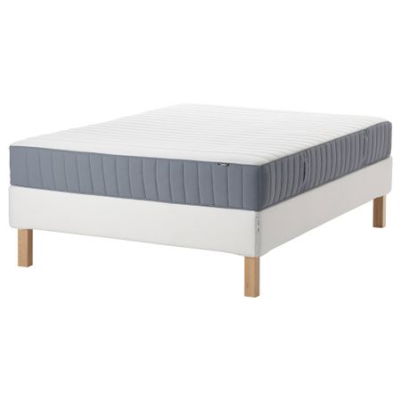 Тахта, 140x200 см, белый, жесткий голубой IKEA ESPEVÄR, VALEVÅG 293.896.94