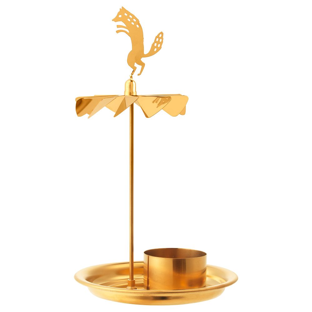 Подсвечник для/греющей свечи,карусель ВИНТЕР 2018 (20 см) - фото 1