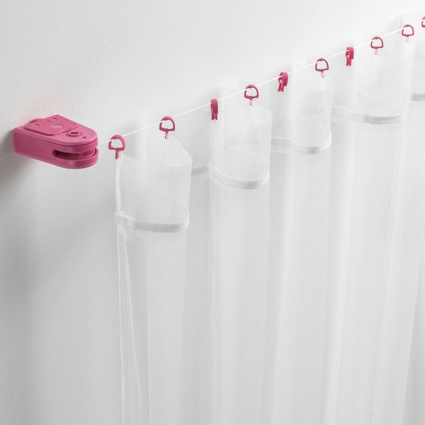 Гардинная струна, розовый 200 см IKEA ФОРСИНТ 304.528.92 - фото 1