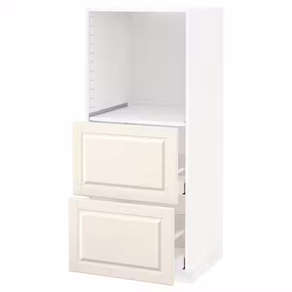 METOD / MAXIMERA Высокий шкаф с 2 ящиками д/духовки - фото 1