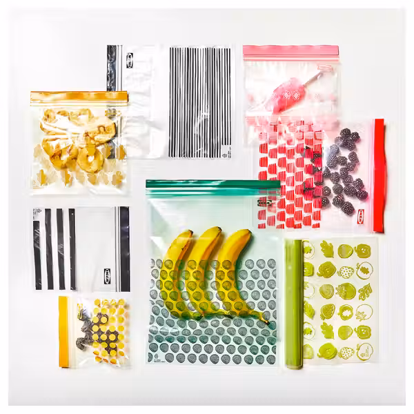 ISTAD Пакет закрывающийся - с рисунком красный/розовый 2.5/1.2 л - фото 8