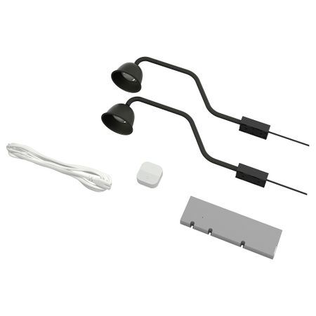 Комплект освещения, черный IKEA TRÅDFRI ТРОДФРИ, TVÄRDRAG 394.947.41