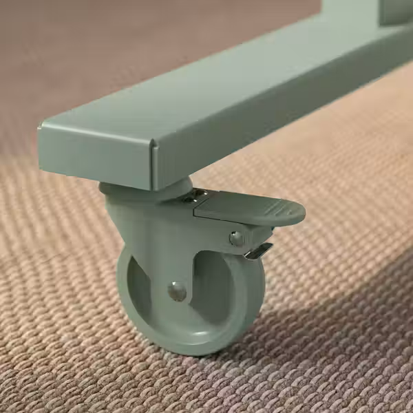 MITTZON МИТТЗОН Складной стол на колесиках - зеленый 140x70 см - фото 8