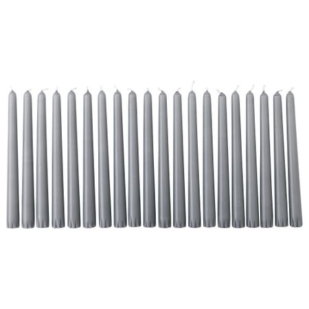 Неароматическая свеча ВИНТЕР 2015, серый (23 см)