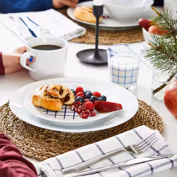 IHÅLLIG Салфетка под прибор - естественный/водоросли 37 см - фото 3