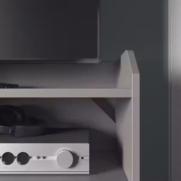 HAUGA Комбинация для хранения/под ТВ - серый 276x46x199 см - фото 4