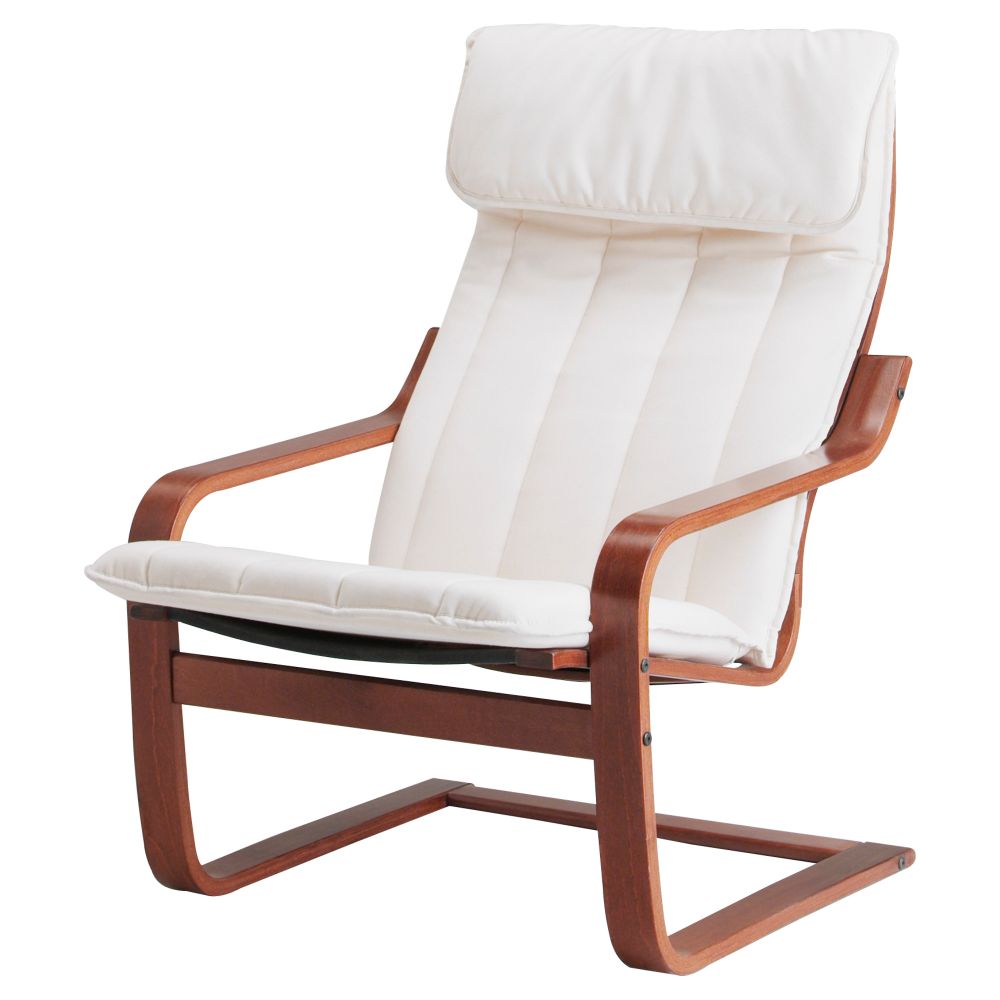 Кресло ПОЭНГ, классический коричневый, Ранста естественный - фото 1