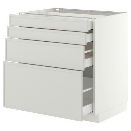 METOD / MAXIMERA Напольный шкаф 4 фасада/4 ящика