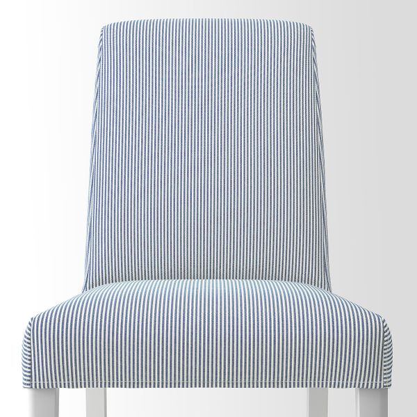 Стул, белый/Роммеле темно-синий/белый IKEA BERGMUND БЕРГМУНД 293.899.86 - фото 5