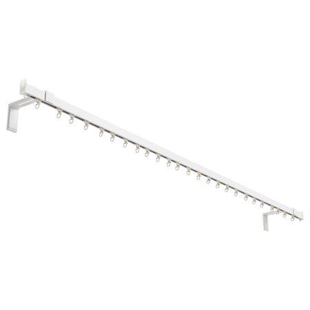 Одинарная гардинная шина для/стены, белый IKEA VIDGA ВИДГА 094.282.53