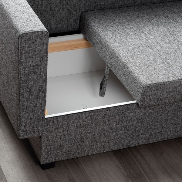 2-местный диван-кровать, Сандсбру серый IKEA GRÄLLSTA ГРЭЛЛЬСТА 904.008.19 - фото 6