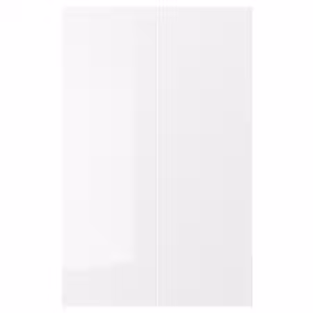 RINGHULT Дверца д/напольн углового шк, 2шт - глянцевый белый 25x80 см