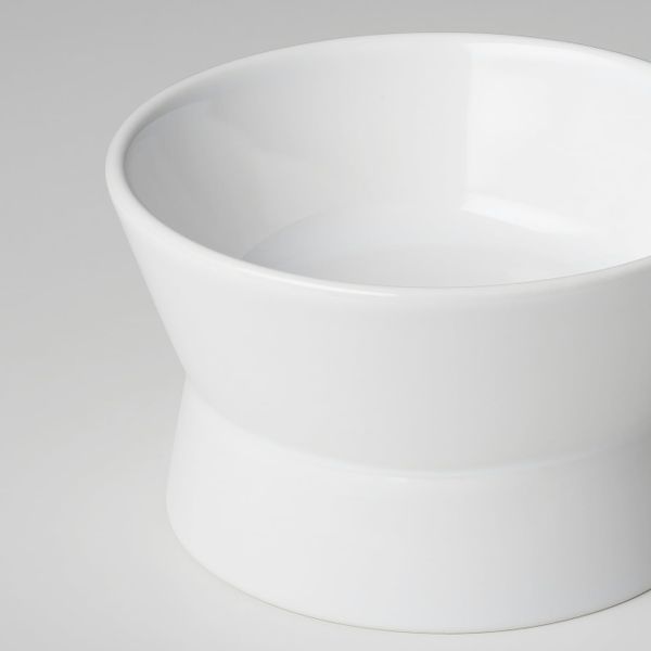 Двусторонняя миска, белый IKEA LURVIG ЛУРВИГ 504.844.77 - схема-чертеж с размерами