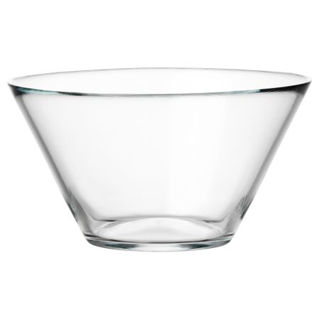 Сервировочная миска ТРЮГГ, прозрачное стекло (17 см)