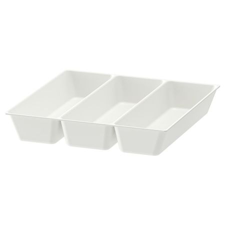 UPPDATERA Лоток для столовых приборов - белый 32x31 см