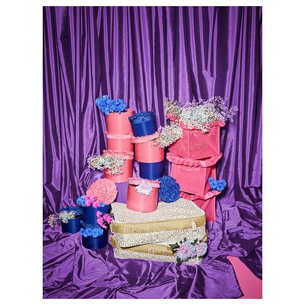 Коробка, складной розовый 33x33x33 см IKEA KARISMATISK КАРИСМАТИСК 904.990.85 - схема-чертеж с размерами