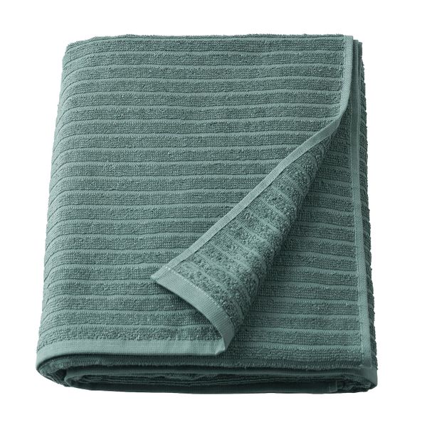Простыня банная, серо-бирюзовый 100x150 см IKEA VÅGSJÖN ВОГШЁН 104.880.38 - фото 1