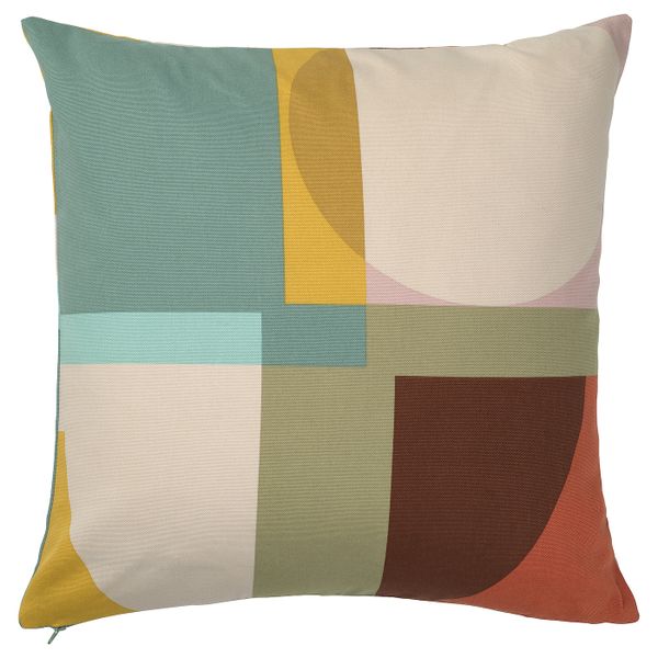 Чехол на подушку, разноцветный 50x50 см IKEA STENMÄTARE СТЕМЭТАРЕ 604.725.15 - фото 1