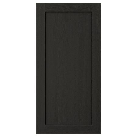 LERHYTTAN Дверь - черная морилка 40x80 см