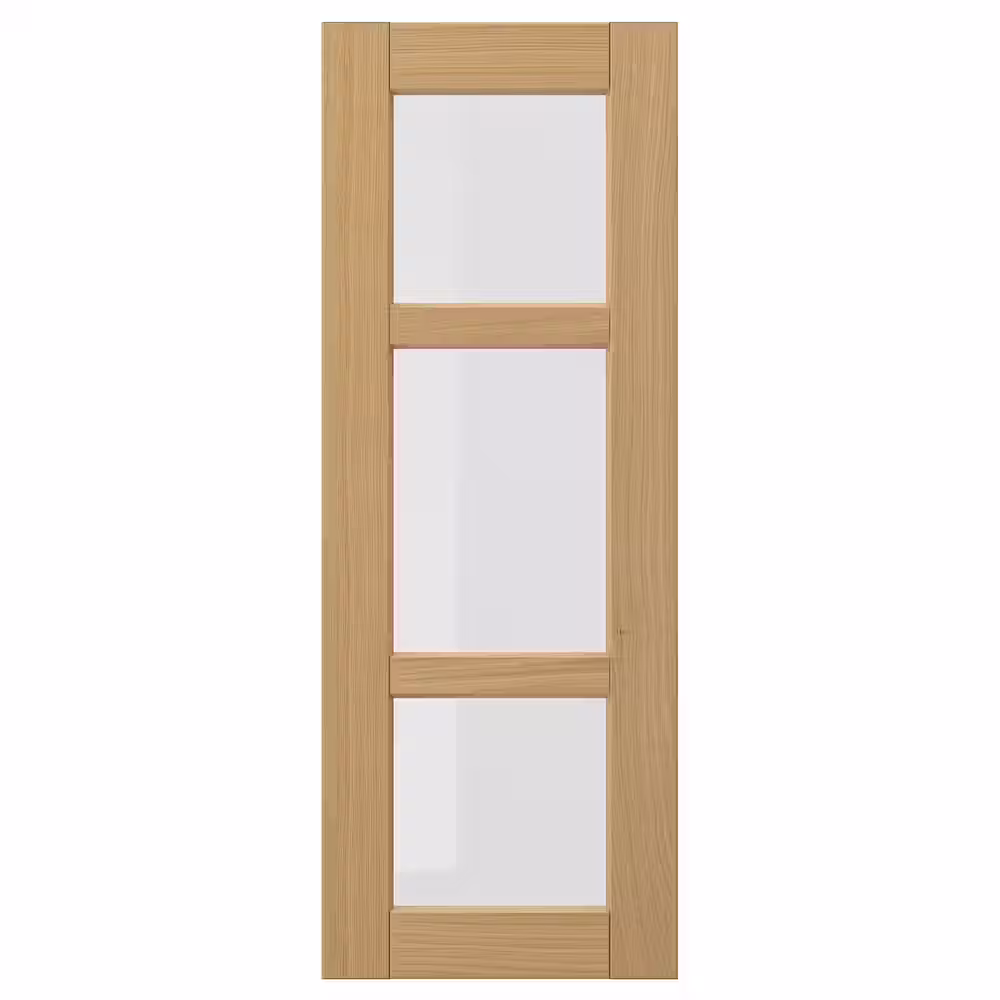 FORSBACKA Стеклянная дверь - дуб 30x80 см - фото 1