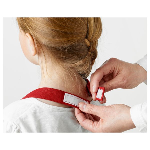 Фартук детский ВИНТЕР 2016, белый, красный - схема-чертеж с размерами