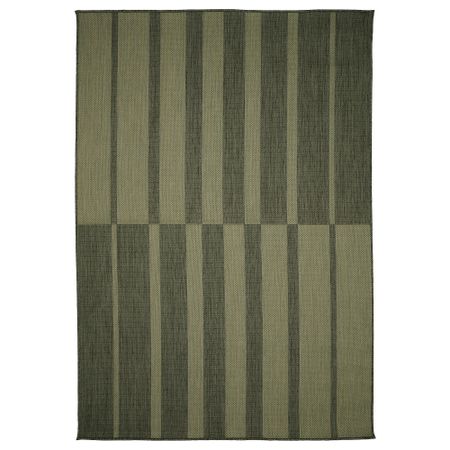 Ковер безворсовый, для дома, улицы, зеленый, 133x195 см IKEA KANTSTOLPE 105.693.22