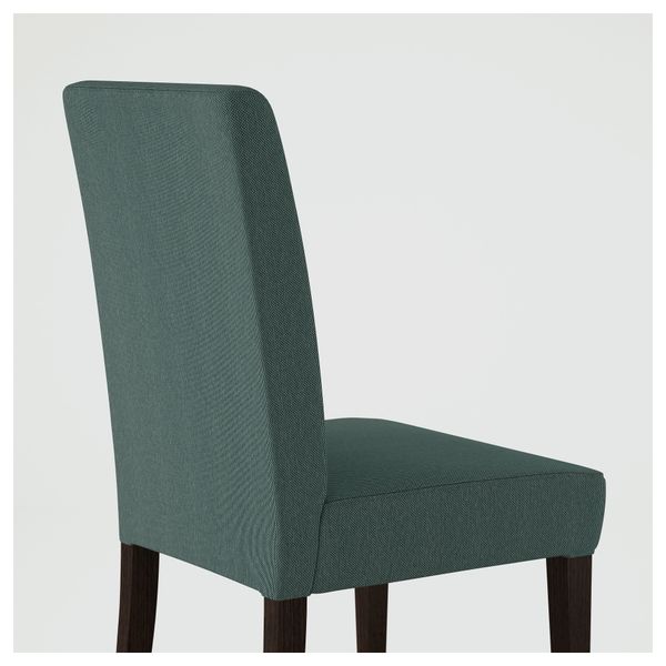 Стул ХЕНРИКСДАЛЬ, коричневый, Финнста бирюзовый - фото 3