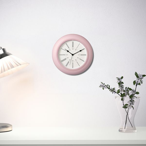 Настенные часы, розовый 30 см IKEA SKAJRON СКАЙРОН 704.332.55 - фото 2