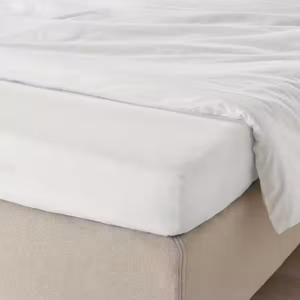 TAGGVALLMO Простыня натяжная - белый 90x200 см - фото 5