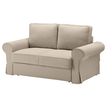 2-местный диван-кровать, Идекулла бежевый IKEA BACKABRO БАККАБРУ 204.853.22