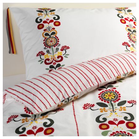 Пододеяльник и 2 наволочки ОКЕРКУЛЛА, цветок