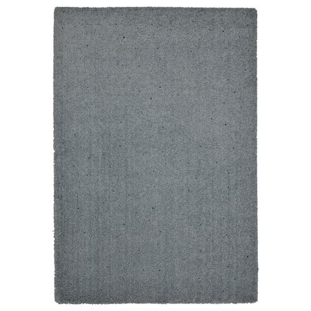 Ковер, длинный ворс, светлый серо-бирюзовый/точечный 160x230 см IKEA SPENTRUP СПЕНТРУП 105.141.84