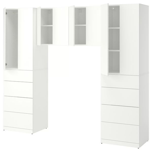 LASTARE Комбинация д/хранения - белый 240x42x201 см - фото 1